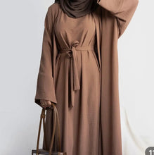 Mocha Leena 2 Piece Abaya Set Hijabimama