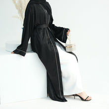 Urooj Black Stonework Abaya