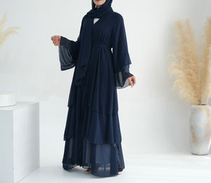 Amnah Navy Abaya