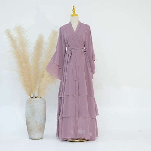 Amnah Lilac Abaya