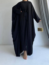 Shamah Black Abaya Set