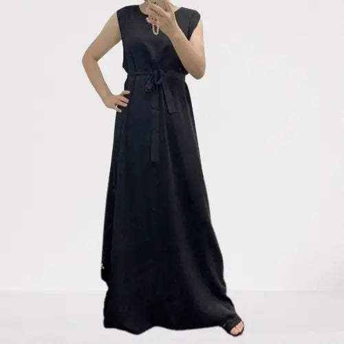 Black inner abaya dress