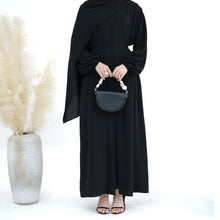 Black Laiba 2 Piece Abaya Set