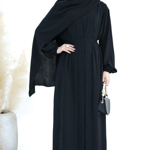 Black Laiba 2 Piece Abaya Set