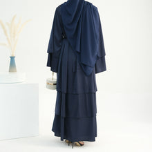 Amnah Navy Blue Abaya