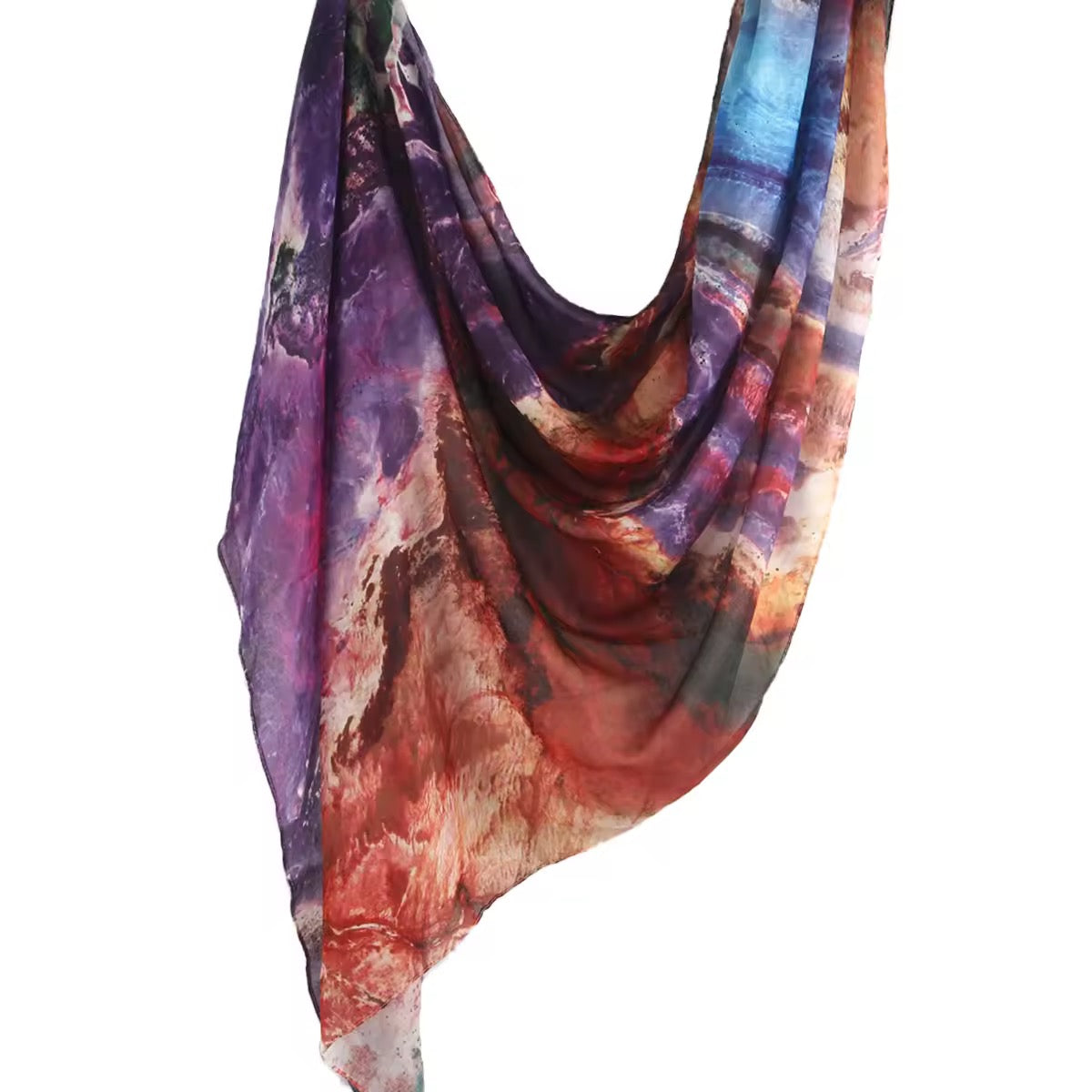 Multi Colour Marble Hijab
