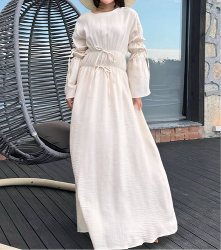 Sofia Soft Cream Dress
