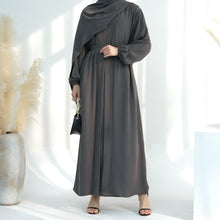 Grey Laiba 2 Piece Abaya Set