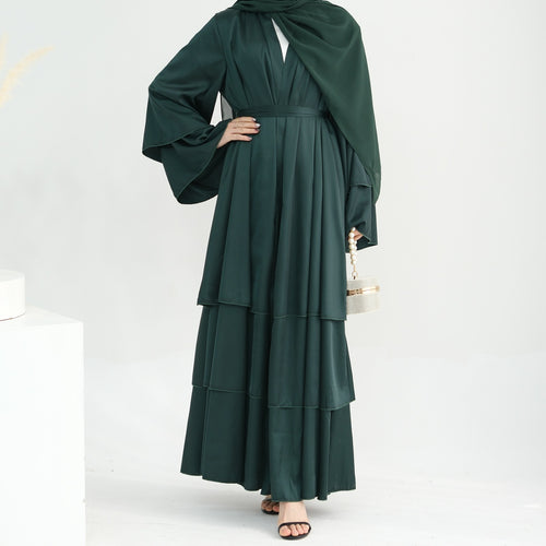 Amnah Forest Green Abaya