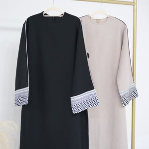 Keffiyah Print Abaya