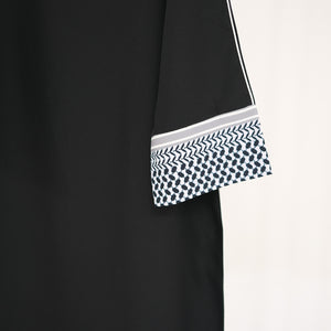 Keffiyah Print Abaya