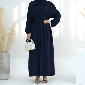 Navy Laiba 2 Piece Abaya Set