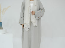 Beige Heart Abaya