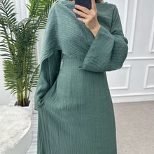 Areeba Green Shawl Dress