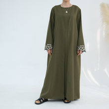 Ashi Olive Abaya Set