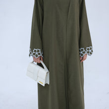 Ashi Olive Abaya Set
