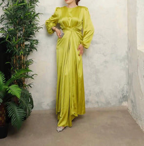 Citron Zoya Satin Dress Hijabimama