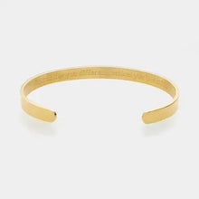 "WHAT MAKES YOU DIFFERENT, MAKES YOU BEAUTIFUL" | QUOTE CUFF