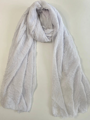 white ripple hijab