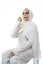 Cream Luxe Chiffon Hijab