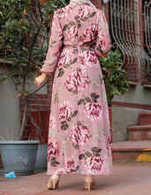 Sarah Floral chiffon dress Hijabimama