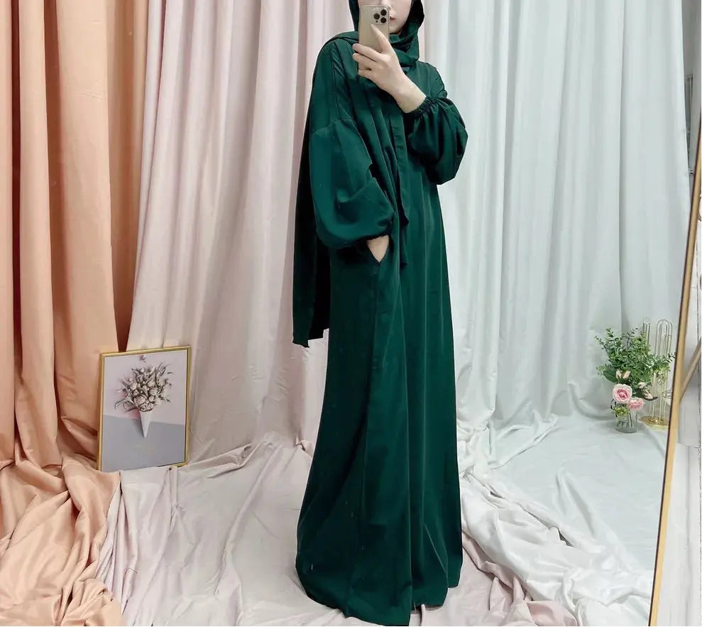 Mariam Emerald Green Prayer Abaya
