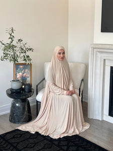 Cream Prayer Hijab Hijabimama