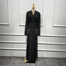Black Pearl Pocket Abaya