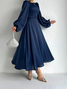 Midnight Blue Zahra Dress