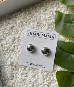 silver hijab magnet, hijab magnets , hijab acessories 