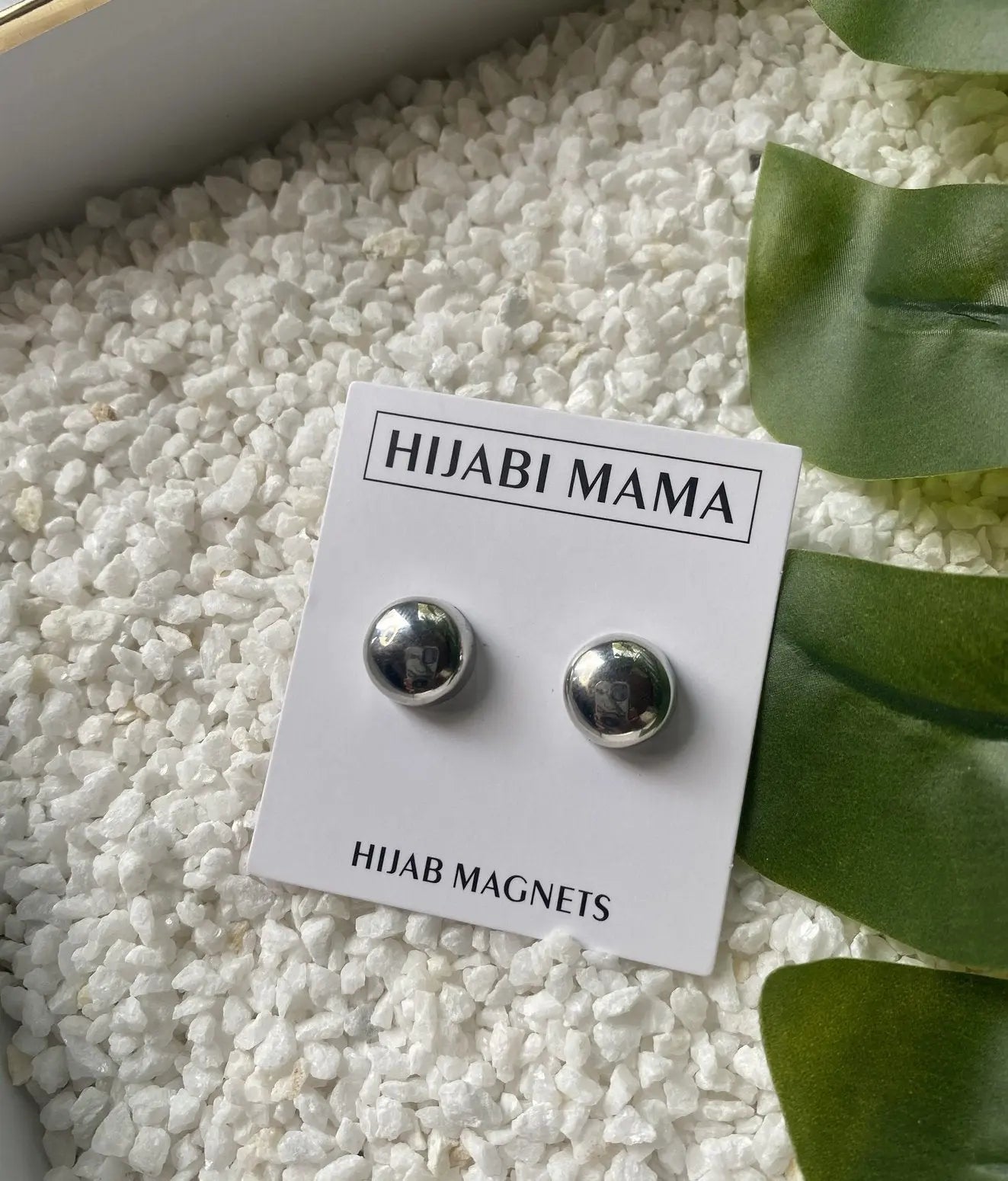 silver hijab magnet, hijab magnets , hijab acessories 