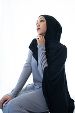 Black Instant Jersey Hijab Hijabimama