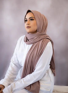 Mink Luxe Jersey Hijab